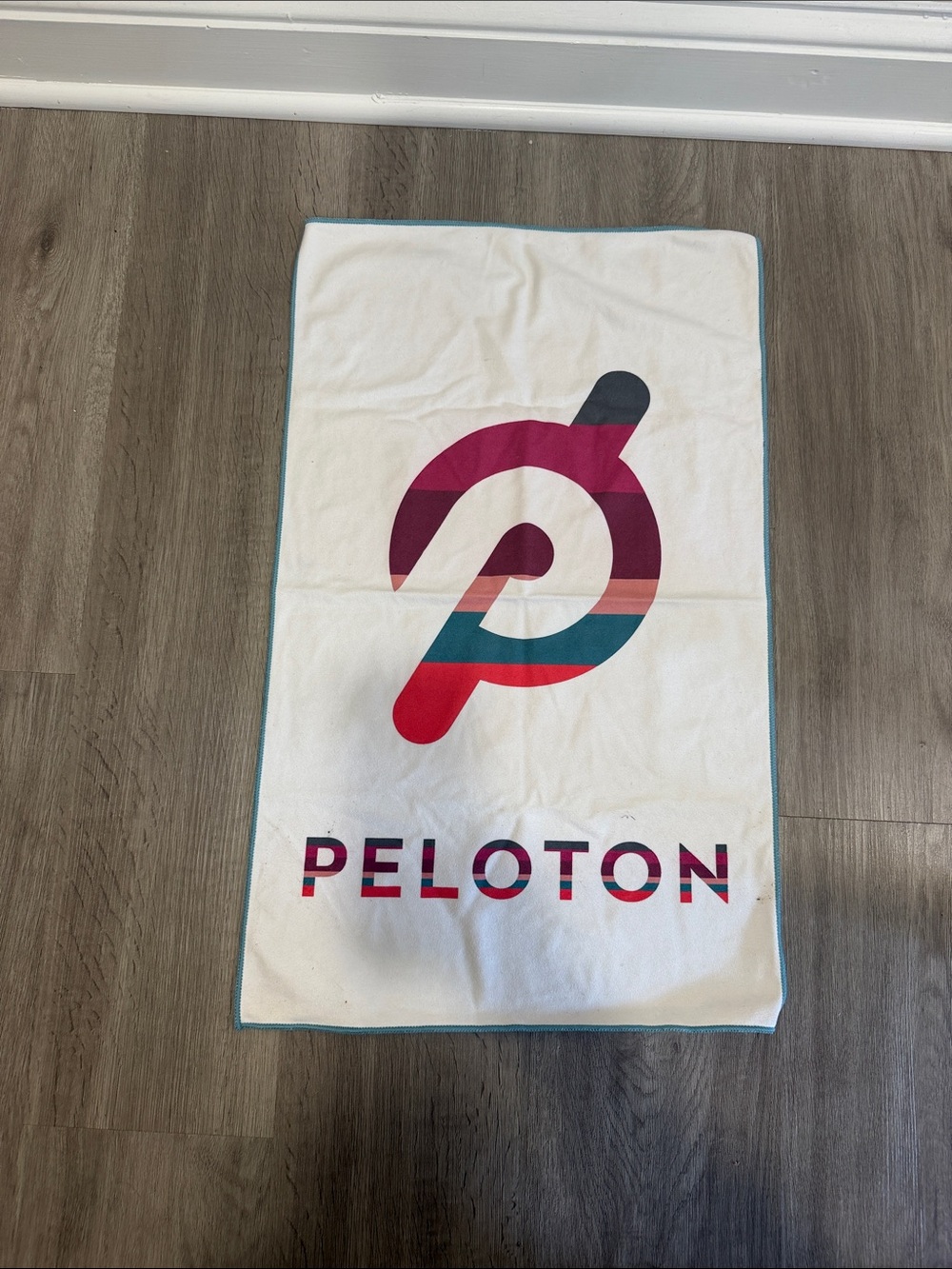 Peloton White Workout Towel